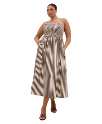 Women's Jolie Stripe Midi Dress