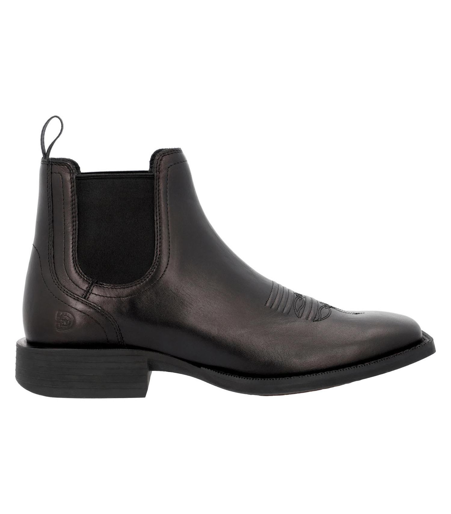 Men's Shyloh Full-Grain Leather Square Toe Chelsea Boots