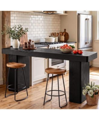 70.9" Extra Long Bar Table, Modern Counter Height Home Bar Table