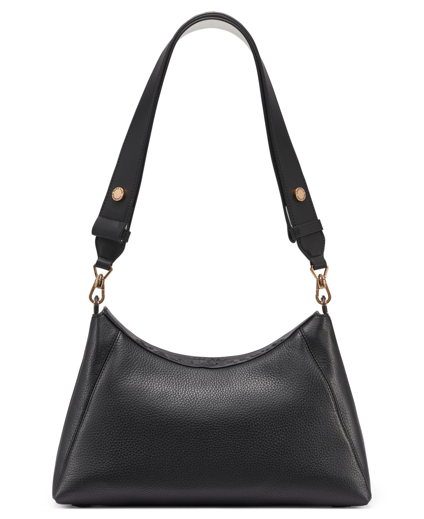 Женская сумка KARL LAGERFELD PARIS Nikole Small Shoulder Handbag, цвет: Чёрный золотой — фото 2