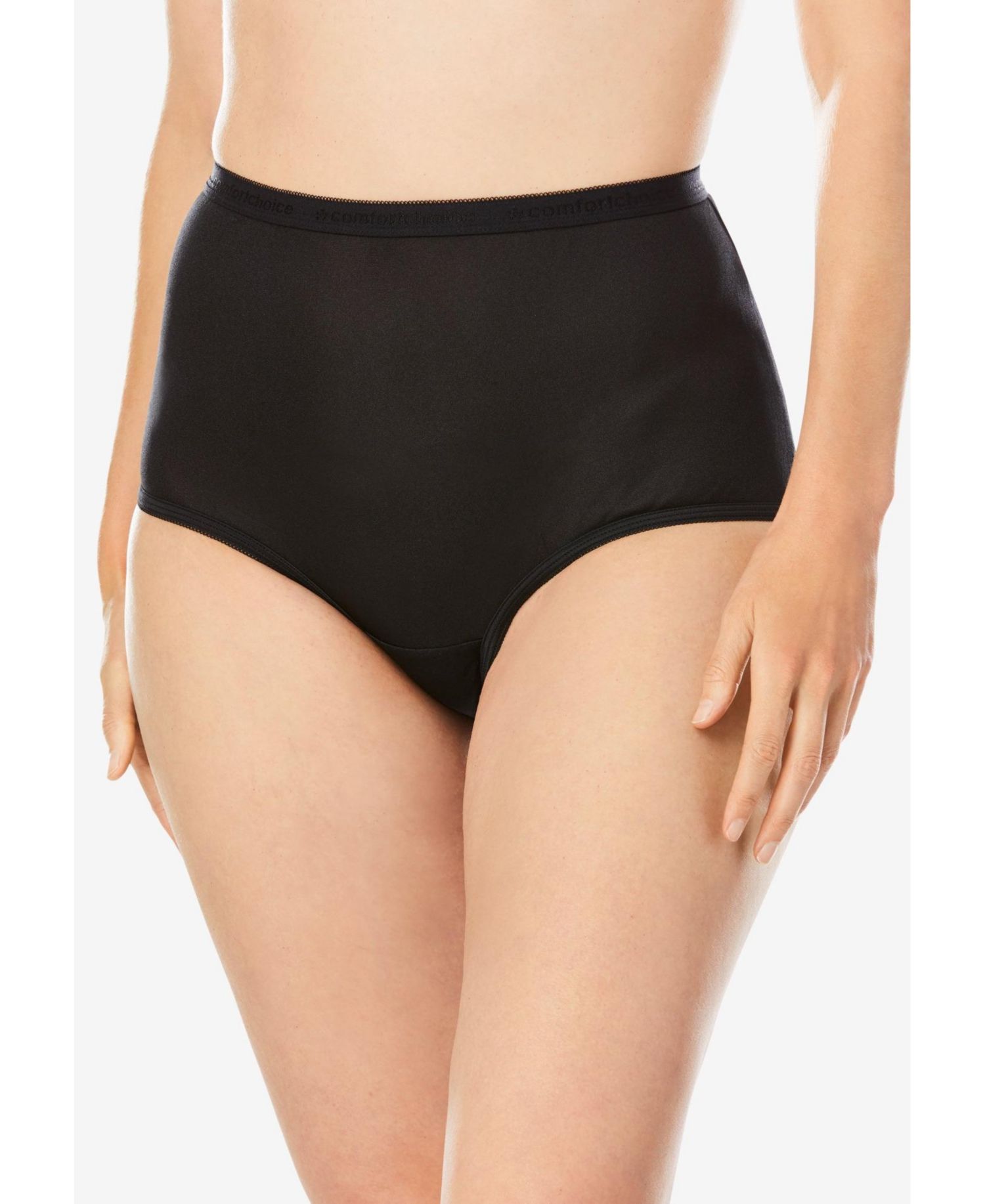 Women's 5-Pack Classic Silky Nylon Brief