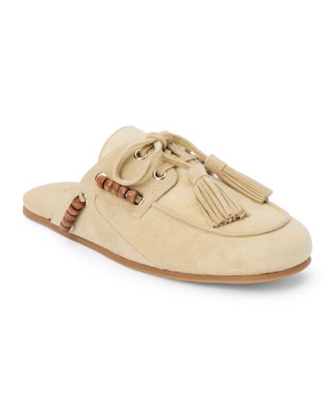 Женские сабо Coconuts by Matisse River Bead and Tassel Round-Toe Mule, цвет: Коричневый
