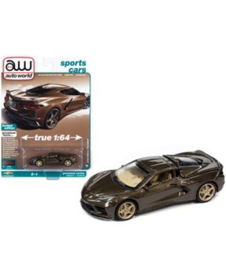 1:64 Scale 2020 Chevrolet Corvette Sports Cars Limited Edition Opening Engine Compartment Diecast Model Car