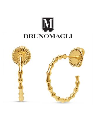 Gold-Tone Giulia Dangle Hoop Earrings