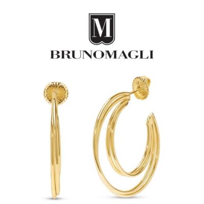 Gold-Tone Lucia Dangle Hoop Earrings
