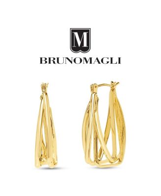 Gold-Tone Vittoria Hoop Earrings