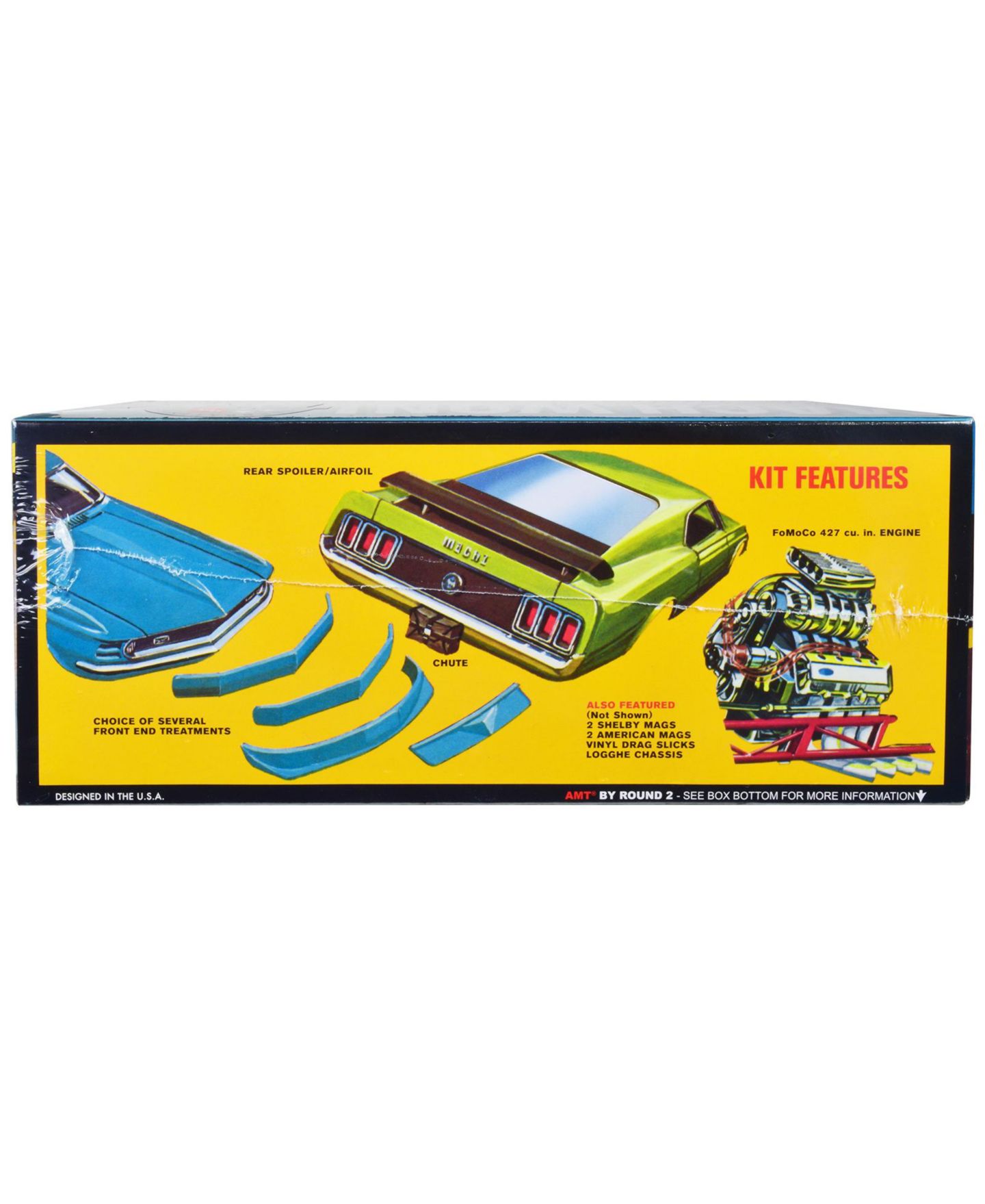 Детские игрушки AMT 1/25 Scale 1970 Ford Mustang Funny Car "Mach Won" Skill 3 Model Kit — фото 2