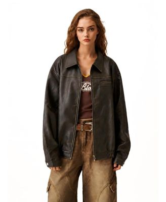 Women's Vintage Leather Jacket