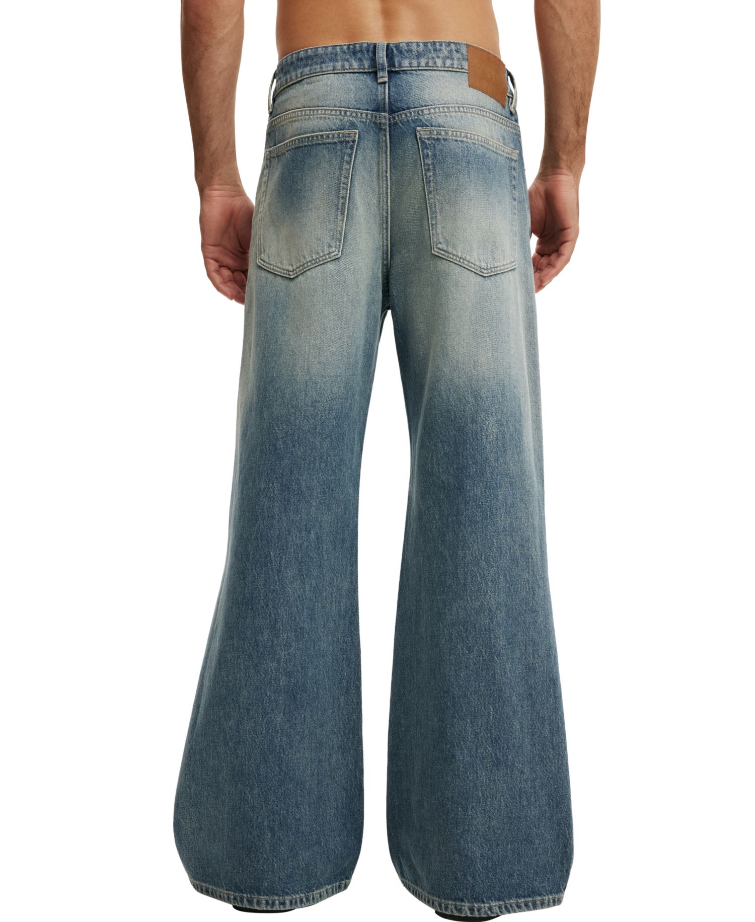 Men's Baggy Bootcut Jeans