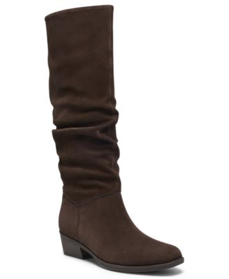 Women's Danyelle Rose Knee-High Square Toe Suede Boots