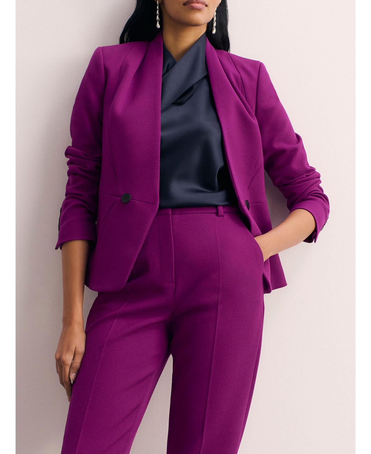 Women's Arno Double-Breasted V-Neck Statement Blazer