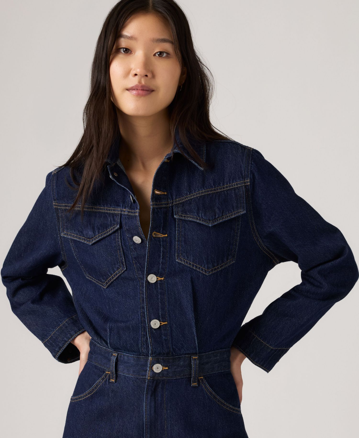 Women's Western Long Sleeve Jumpsuit