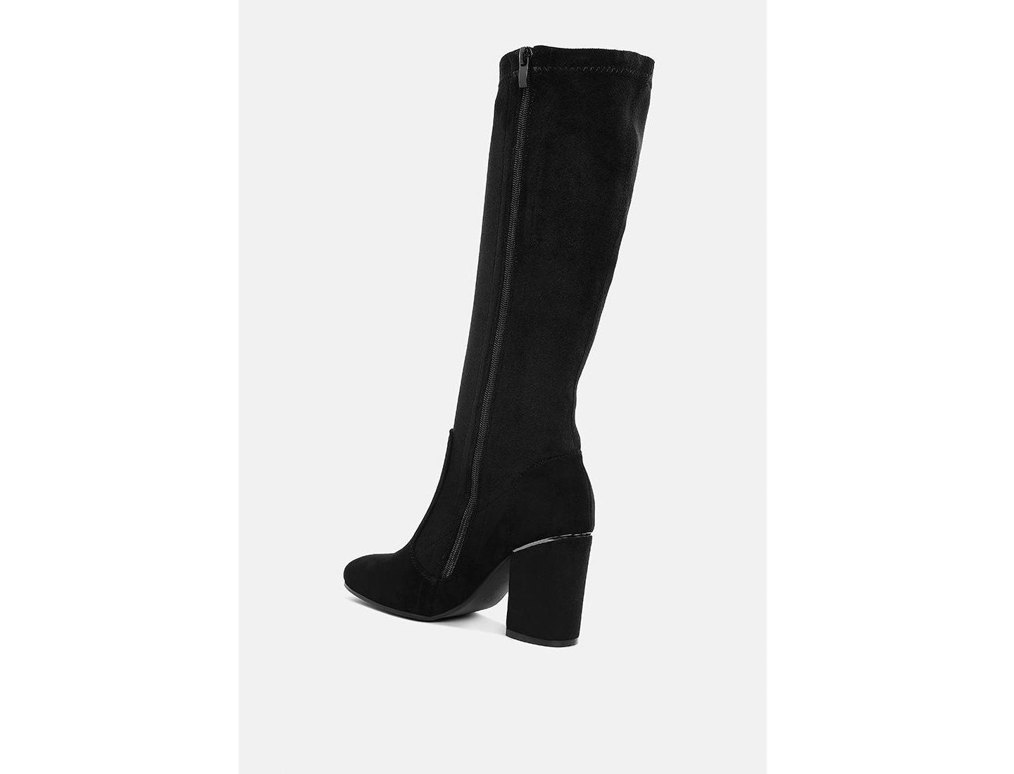 Женские ботинки Rag & Co Saloniki Microfiber Calf, цвет: Чёрный — фото 9