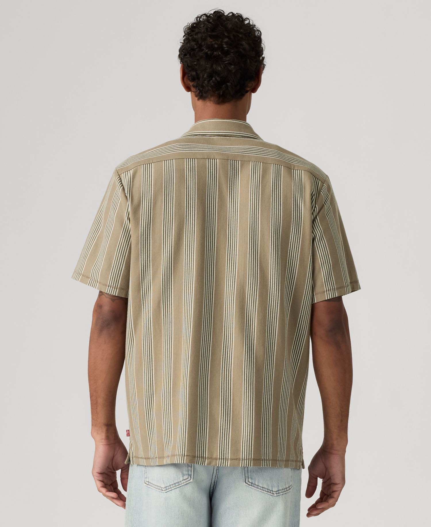 Men's Knit Camp Short-Sleeve Camp Collar Shirt