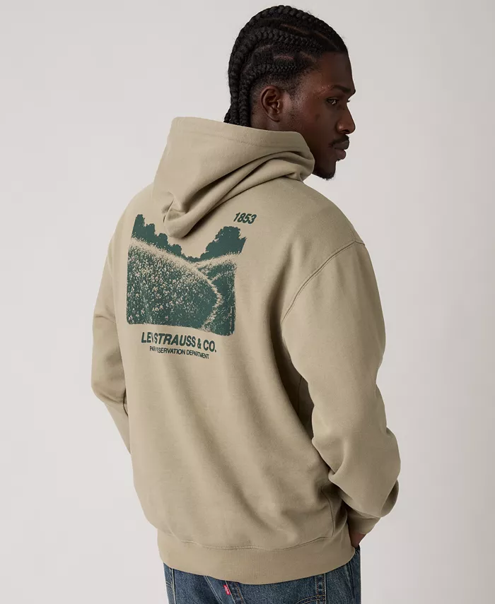 Men's Graphic Pullover Hoodie - thumbnail 4