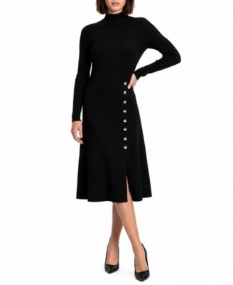 Women's Adhara Mock Neck Midi Sweater Dress