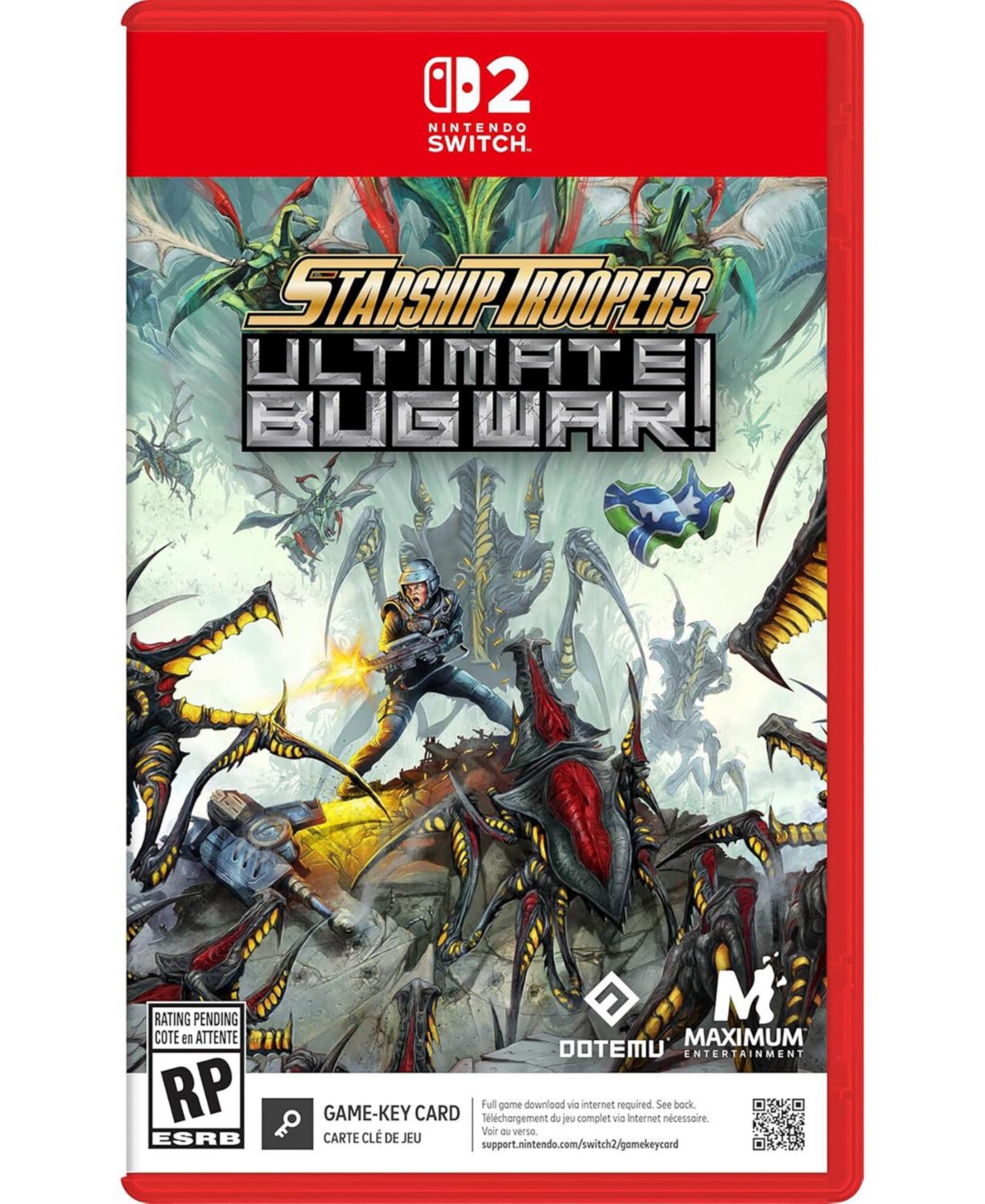 Starship Troopers: Ultimate Bug War Action Adventure Game-Key Card Nintendo Switch 2