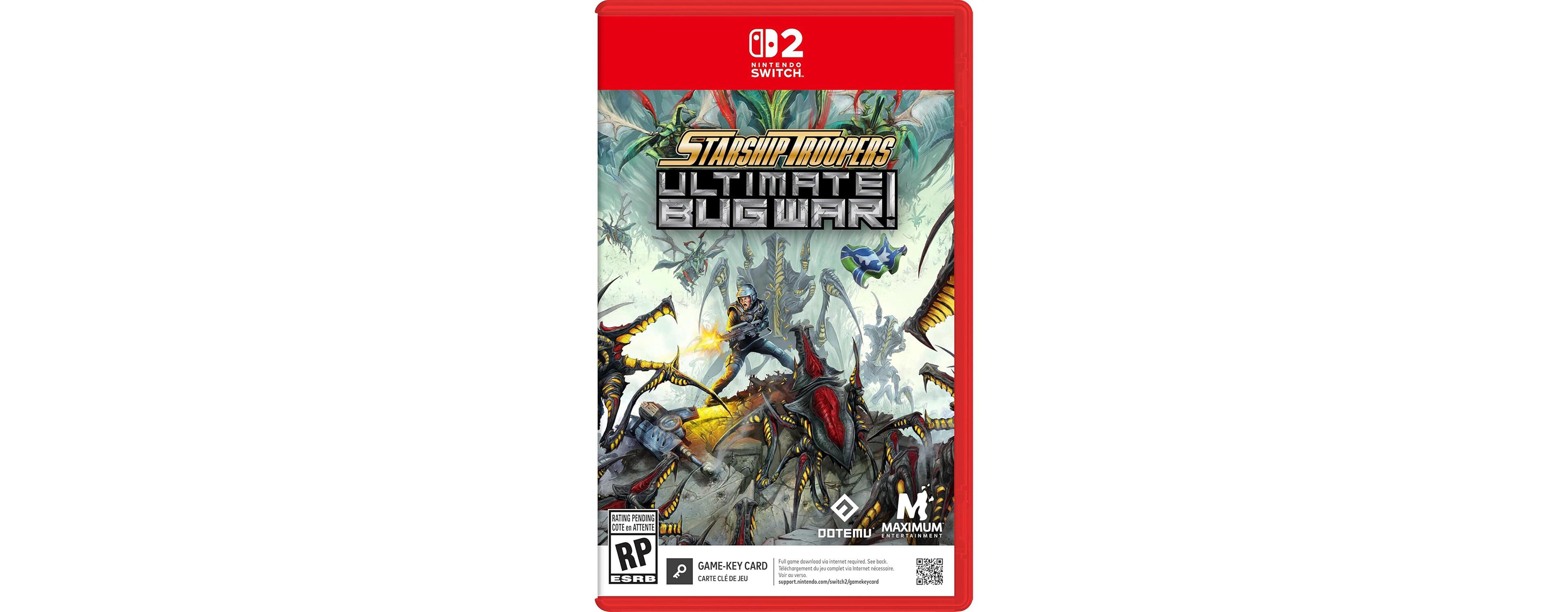Starship Troopers: Ultimate Bug War Action Adventure Game-Key Card Nintendo Switch 2