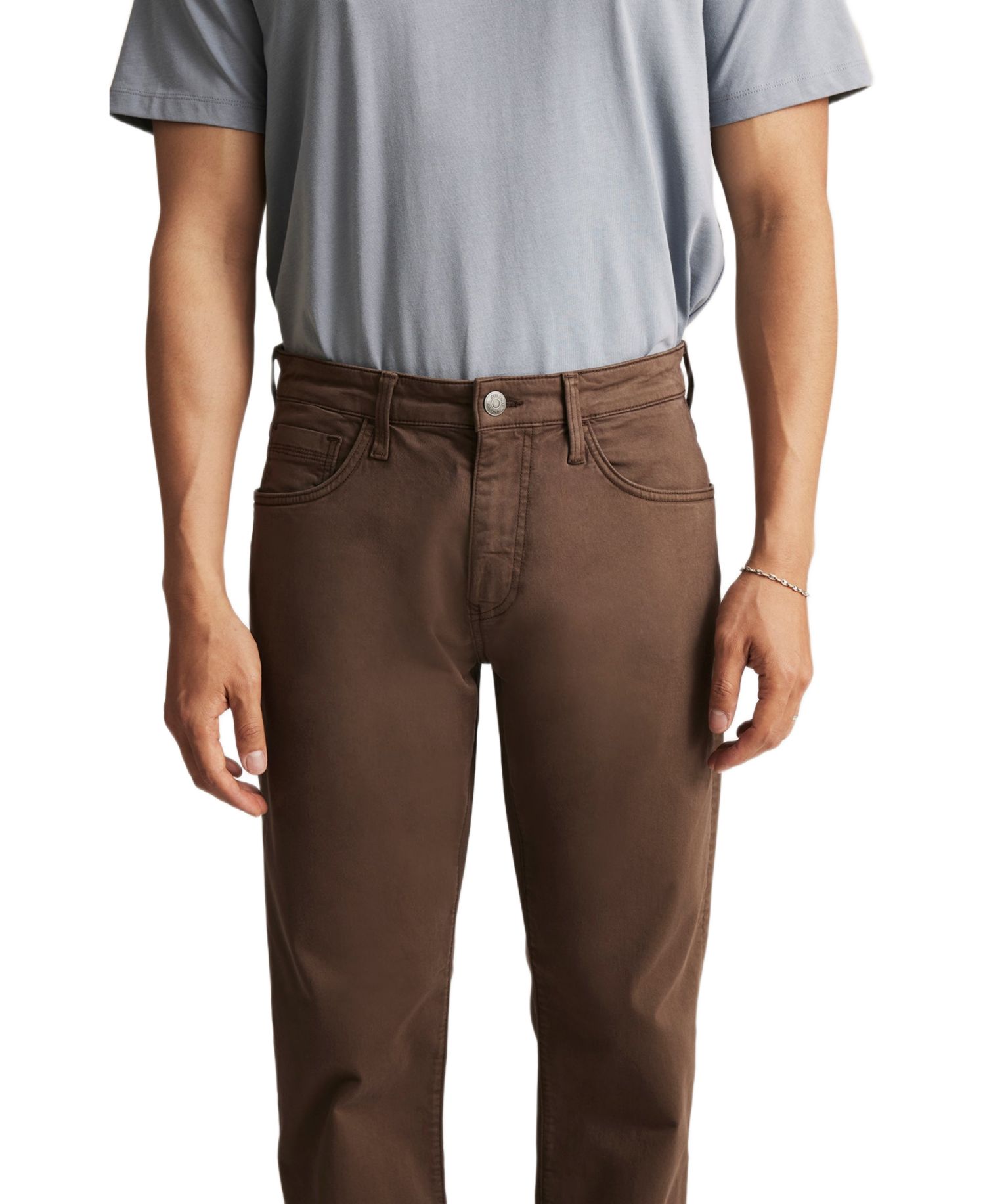 Men's Zach Straight-Leg Regular-Rise Twill Pants