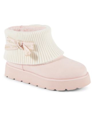 Women's Pierre Platform Fold-Over Faux Suede Booties