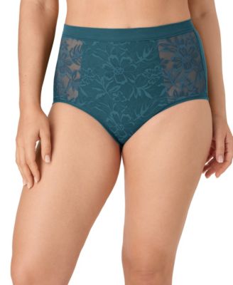 Women's Breathe Lace High-Rise Brief Underwear DFCLBF