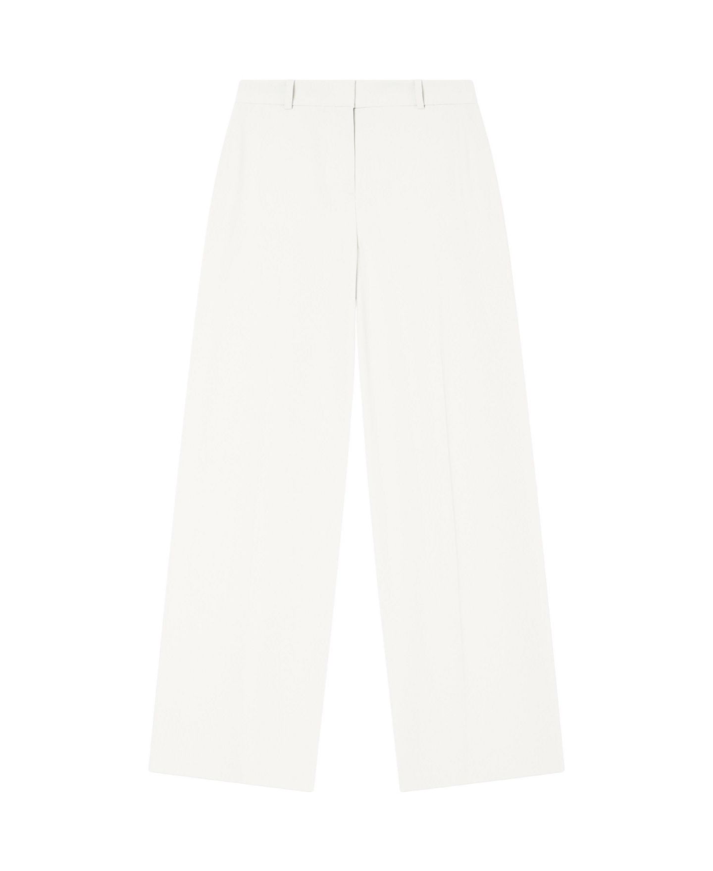 Женские брюки The Fold Clever Crepe Adelaide Cropped, цвет: Белый — фото 7