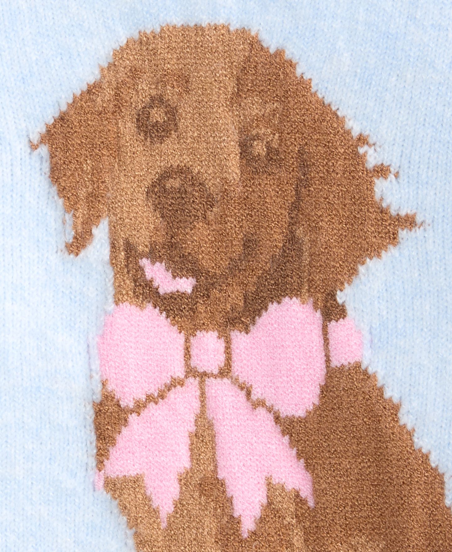 Свитер Epic Threads Puppy Long-Sleeve Crewneck для девочек, цвет: Насыщенный светлый синий — фото 3