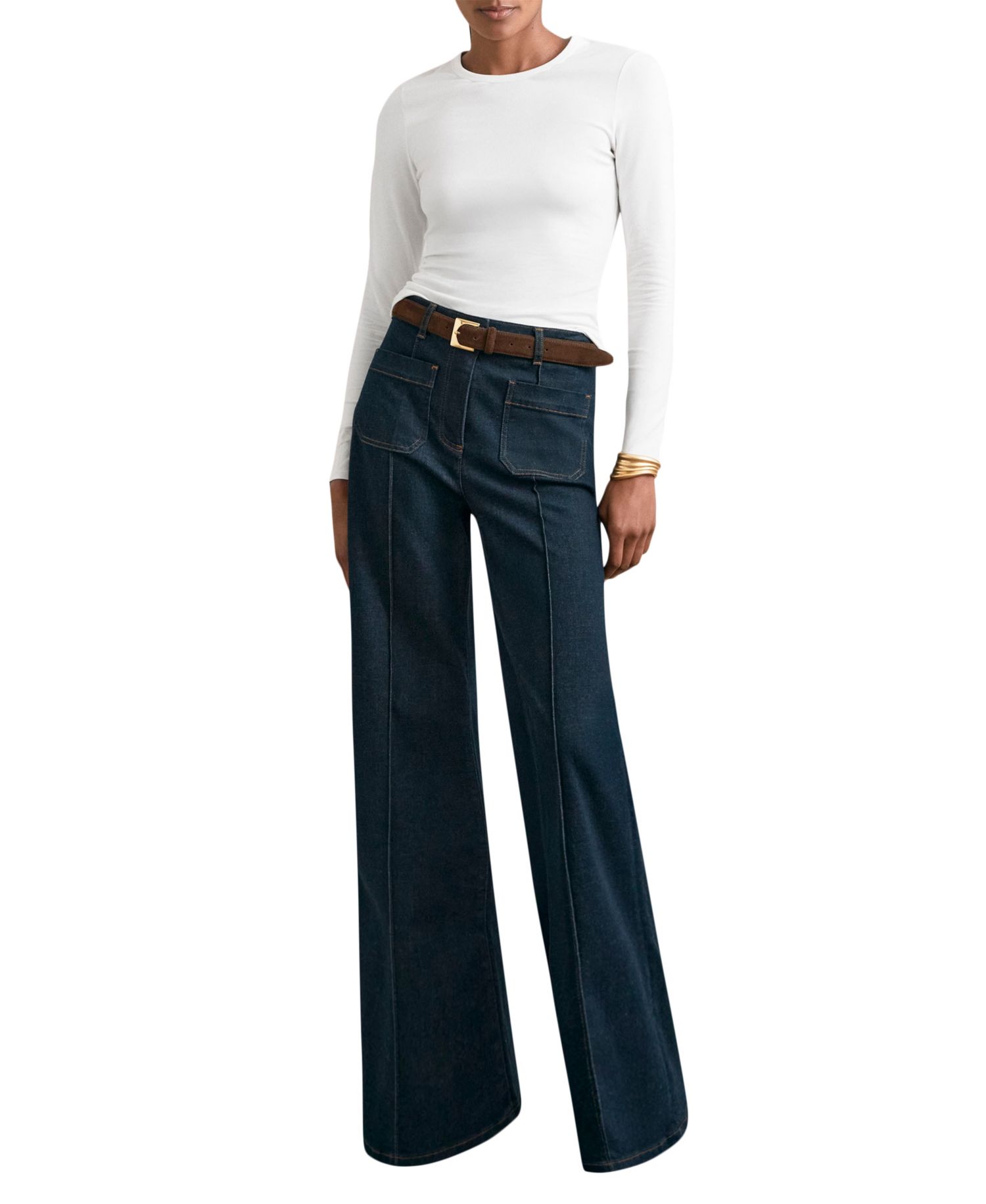Women's Jada Long-Sleeve Crewneck T-Shirt