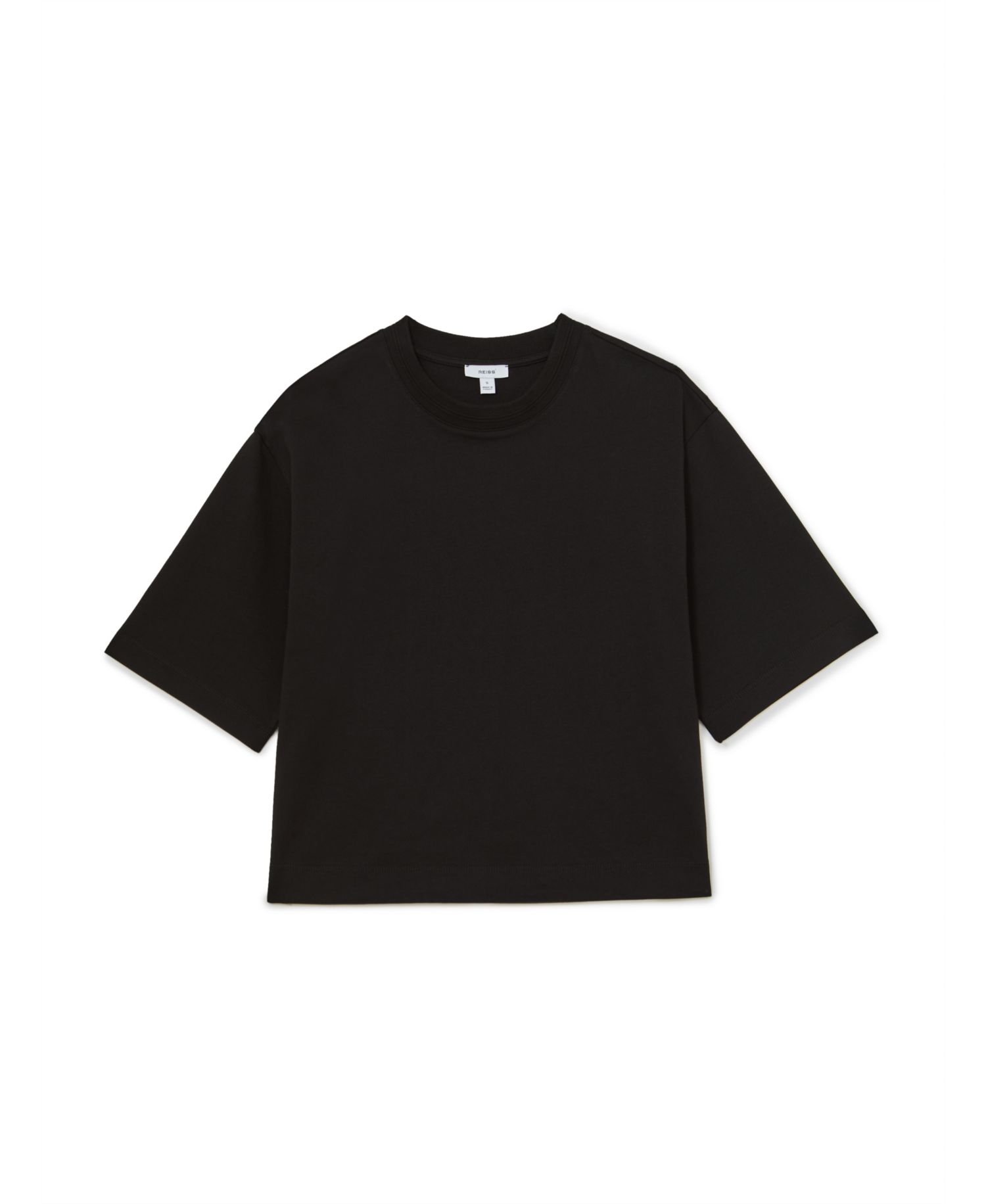 Women's Lara Oversized Ribbed-Crewneck Short-Sleeve T-Shirt