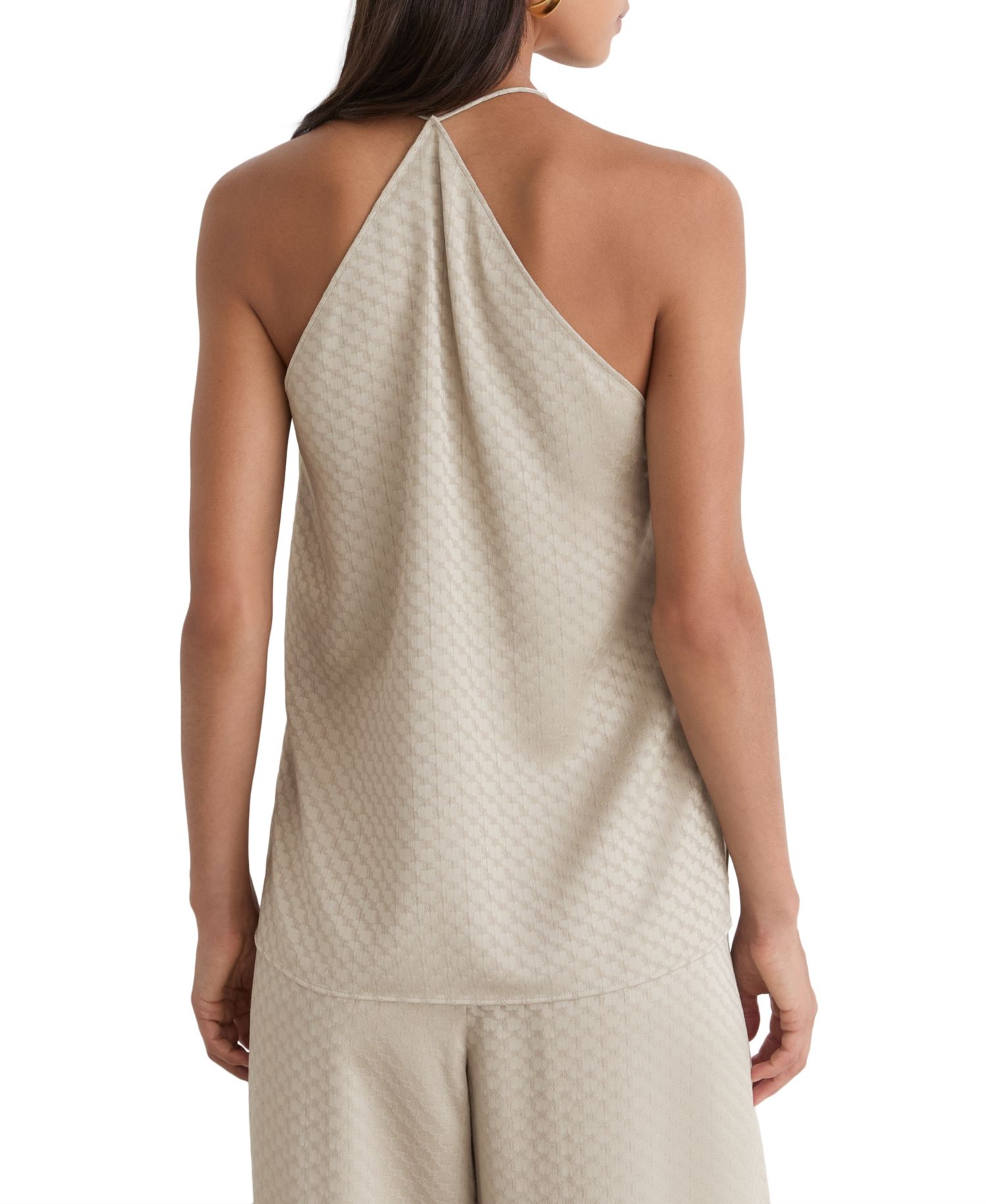 Women's Drape Cowl-Neck Sleeveless Blouse