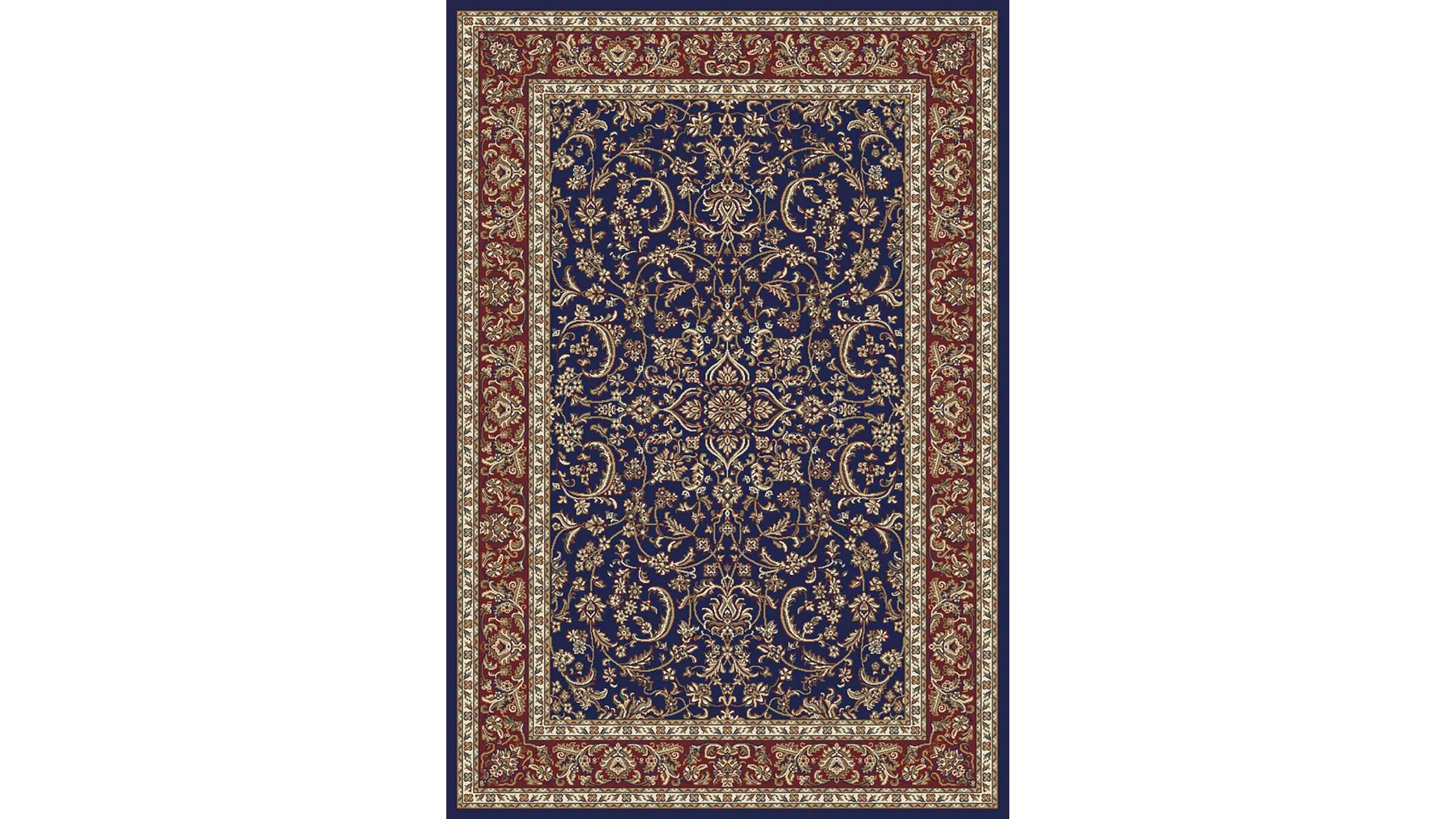 Closeout! Km Home 1318/1541/Navy Navelli Blue 5'5" x 8'3" Area Rug