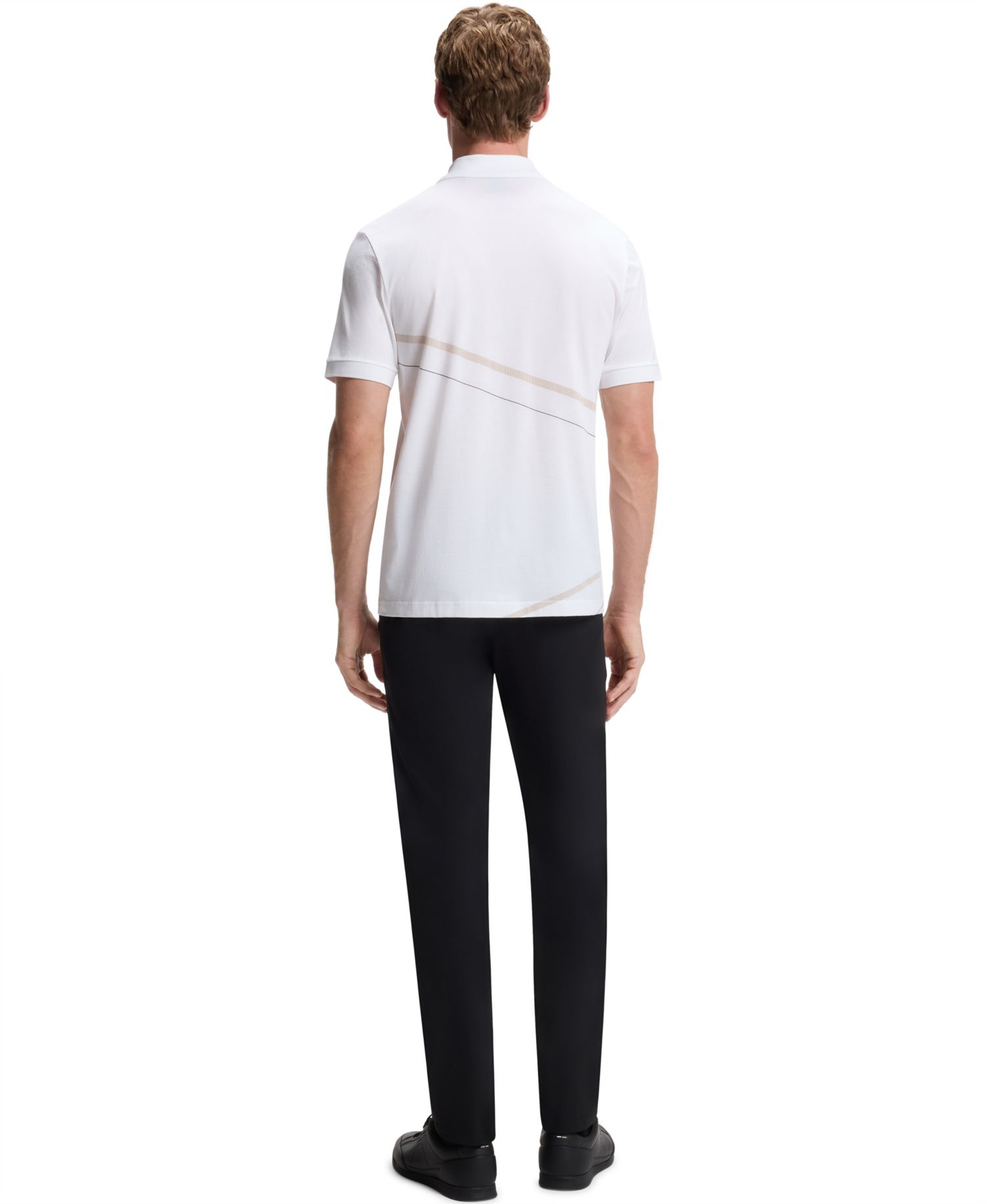 Men's Pima Cotton Printed Polo Shirt