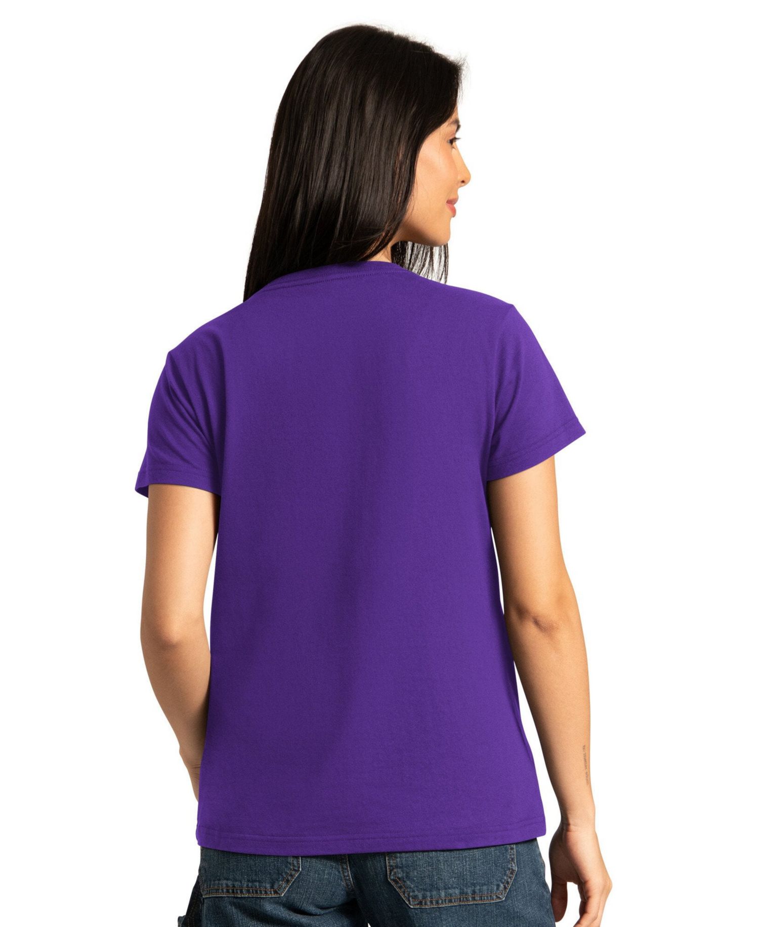 Women's Purple/Ash Minnesota Vikings Short Sleeve & Long Sleeve T-Shirt Combo Pack