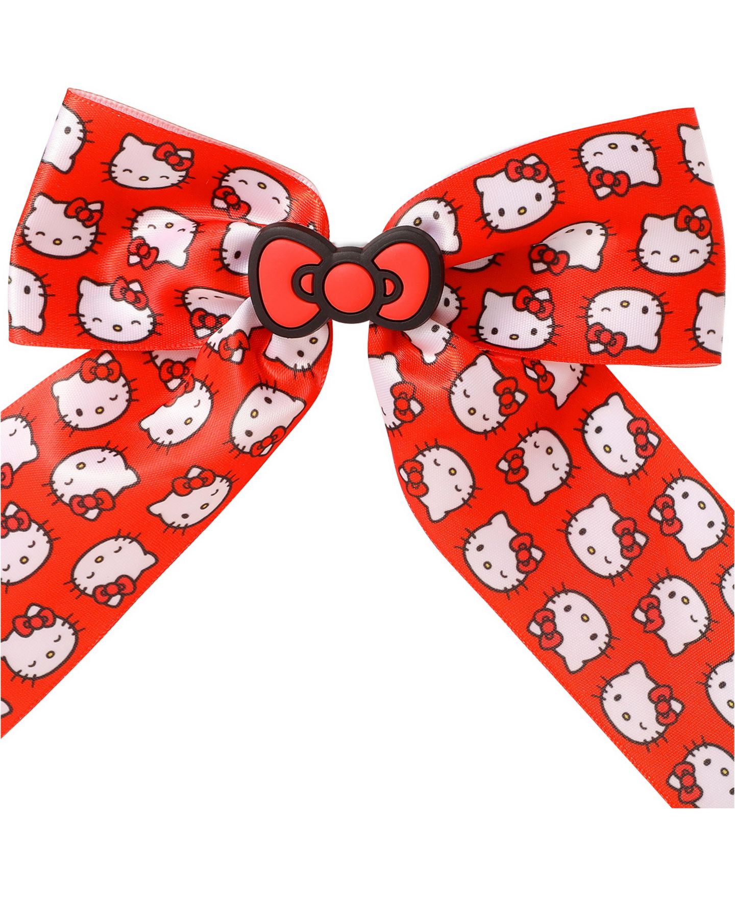 Детские аксессуары для волос Hello Kitty Hair Bow Barrette Official License, Sanrio Hair Accessories, цвет: Красный — фото 3