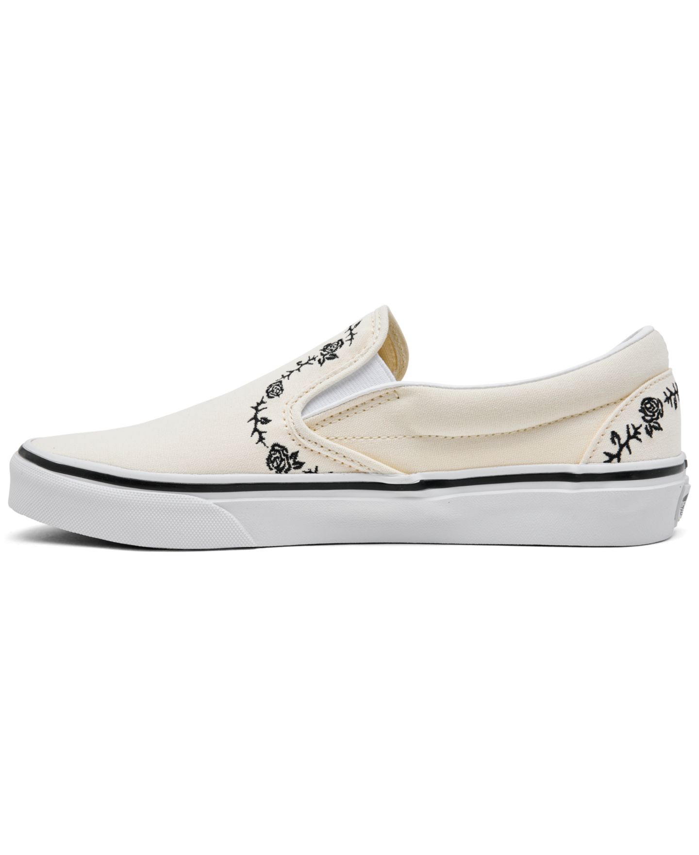 Женские кроссовки Vans Classic Slip-On Canvas, цвет: Розовый — фото 3