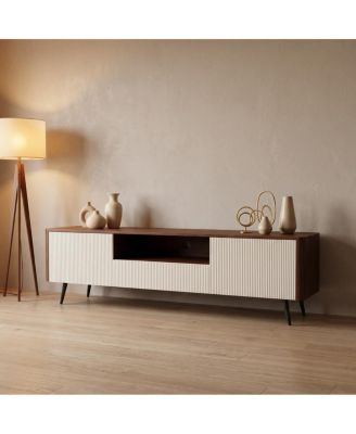 70.8" Modern TV Stand for TVs up to 85" with Storage and Cable Management