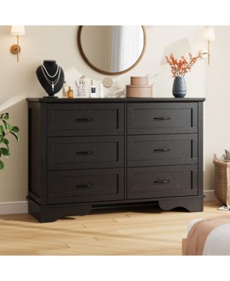 6-Drawer Modern Chest of Drawers – Dresser with Storage for Bedroom, Living Room and Entryway