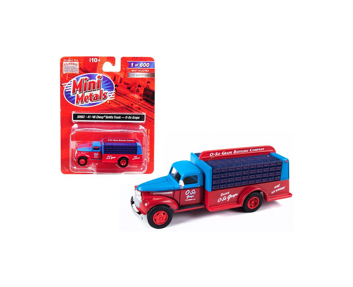 Classic Metal Works 1941-1946 Chevrolet Delivery Bottle Truck "O-So Grape" 1/87 Scale Model