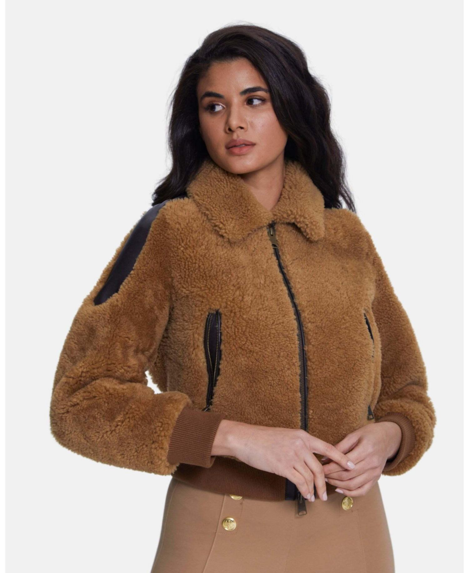 Women's Selina Sheepskin Teddy Jacket