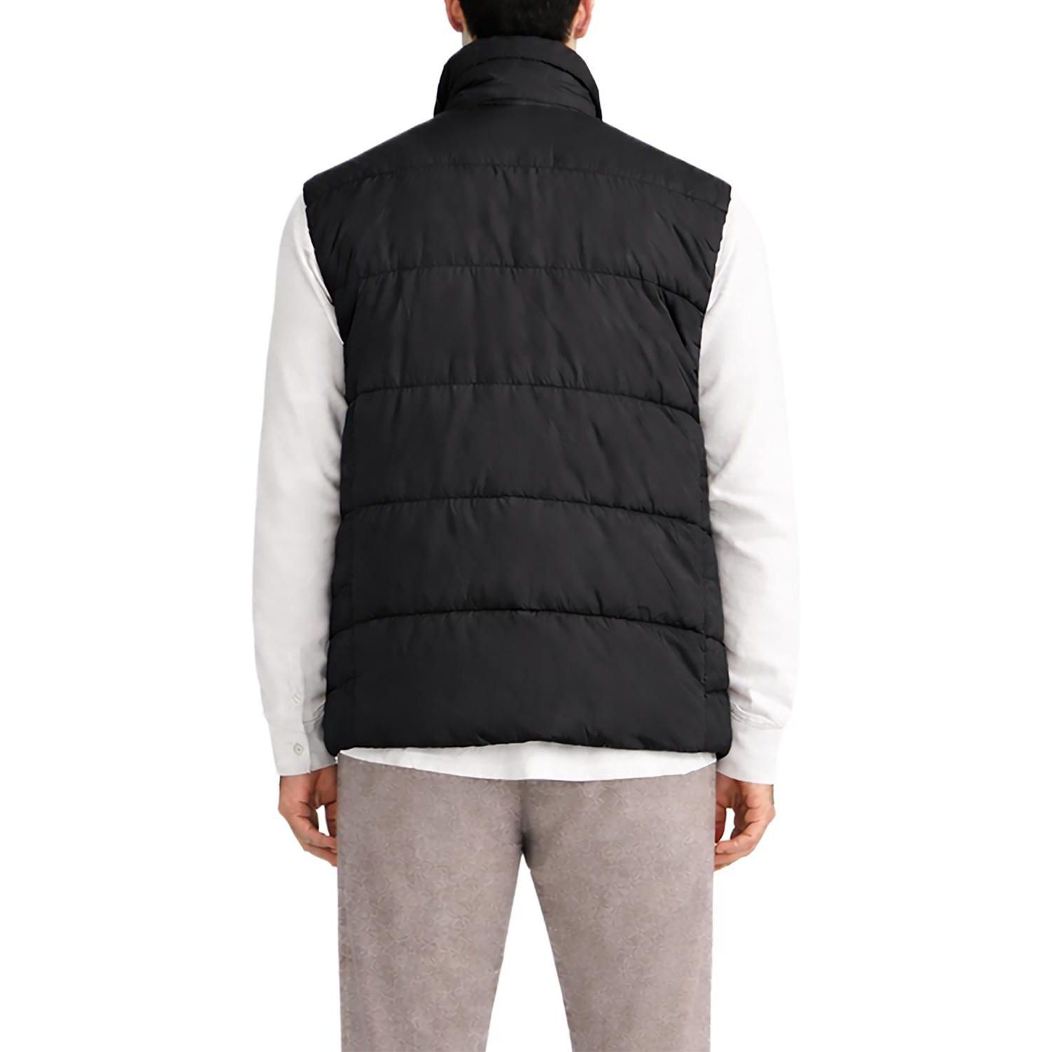 Men's Office-Leisure Lightweight Water-Resistant Rain Pro Puffer Vest