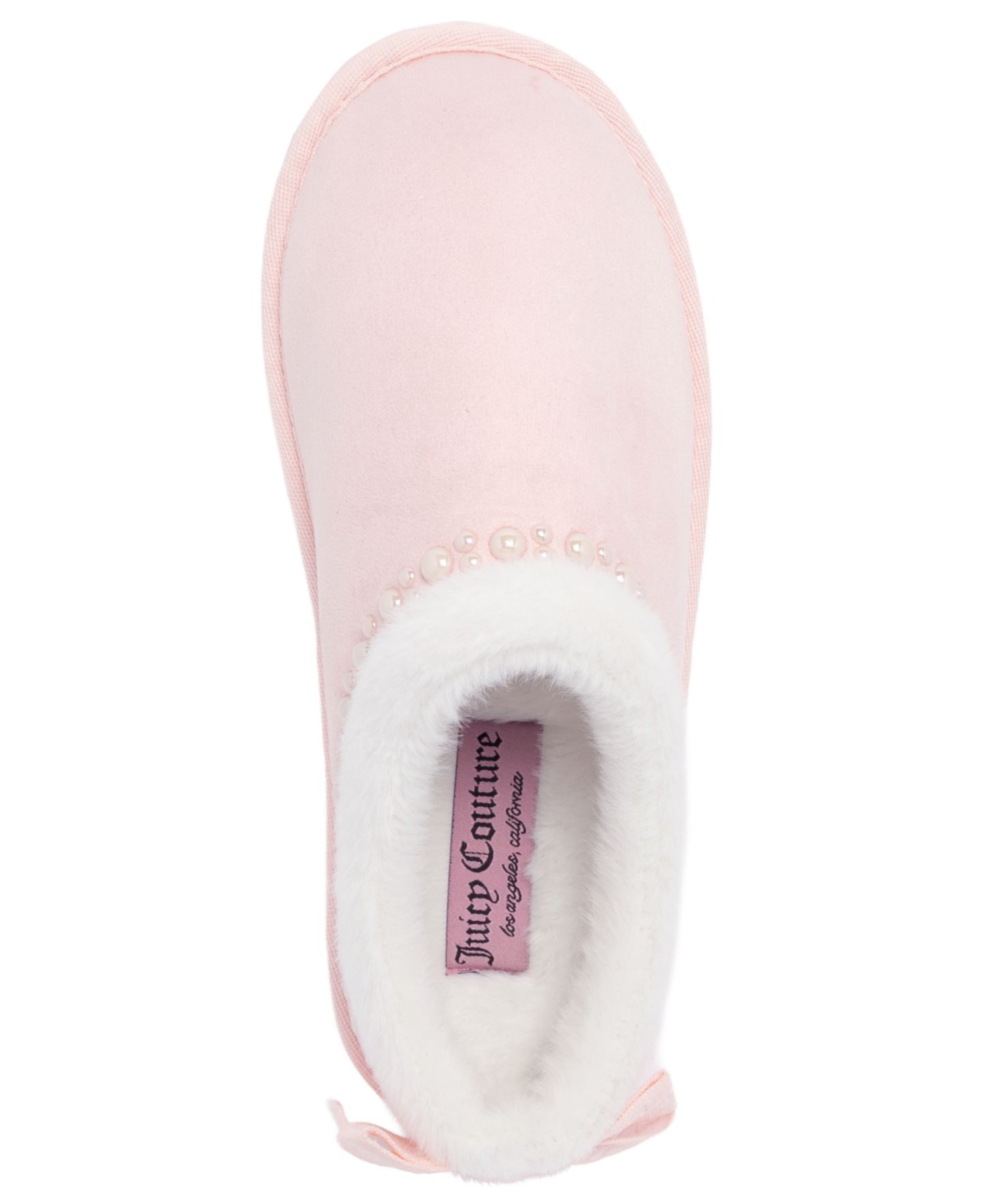 Женские сабо Juicy Couture Obvi Pearl-Trim Embellished Mule, цвет: Пудровый — фото 4