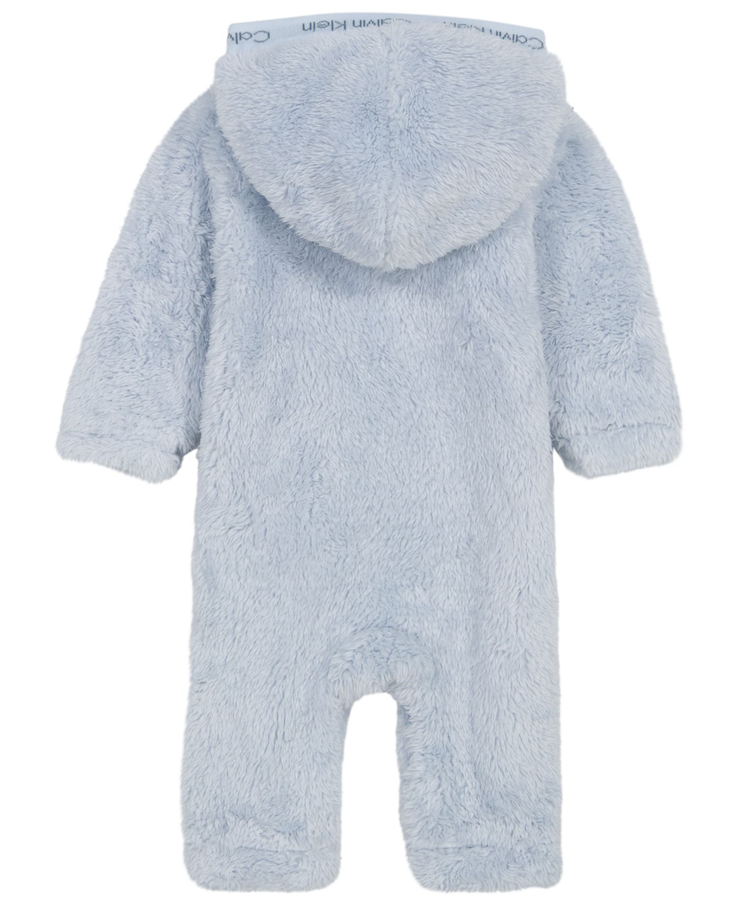 Baby Boys' Hooded Sherpa Long-Sleeve Coverall