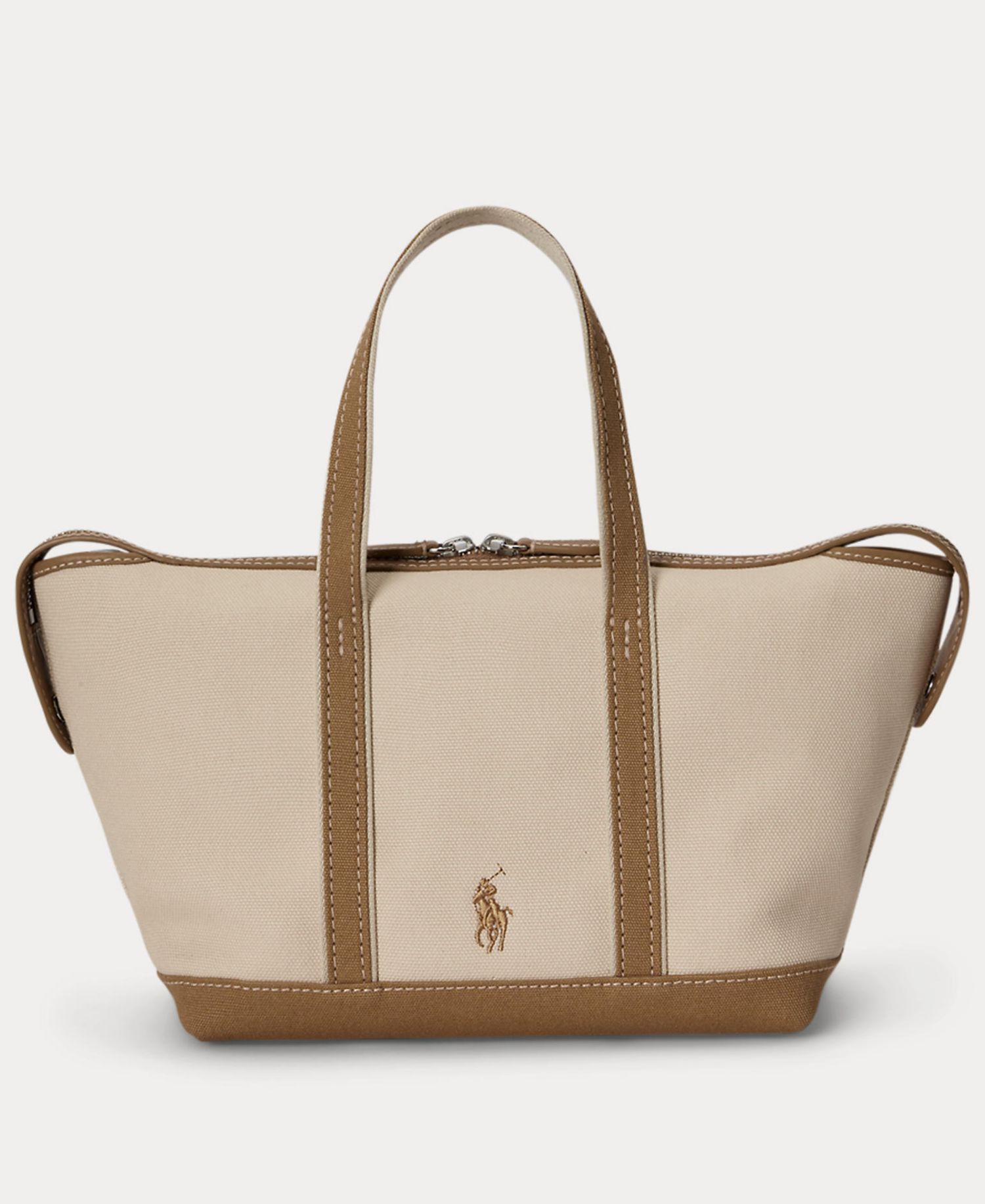 Women's Bear Canvas Mini Shopper Tote