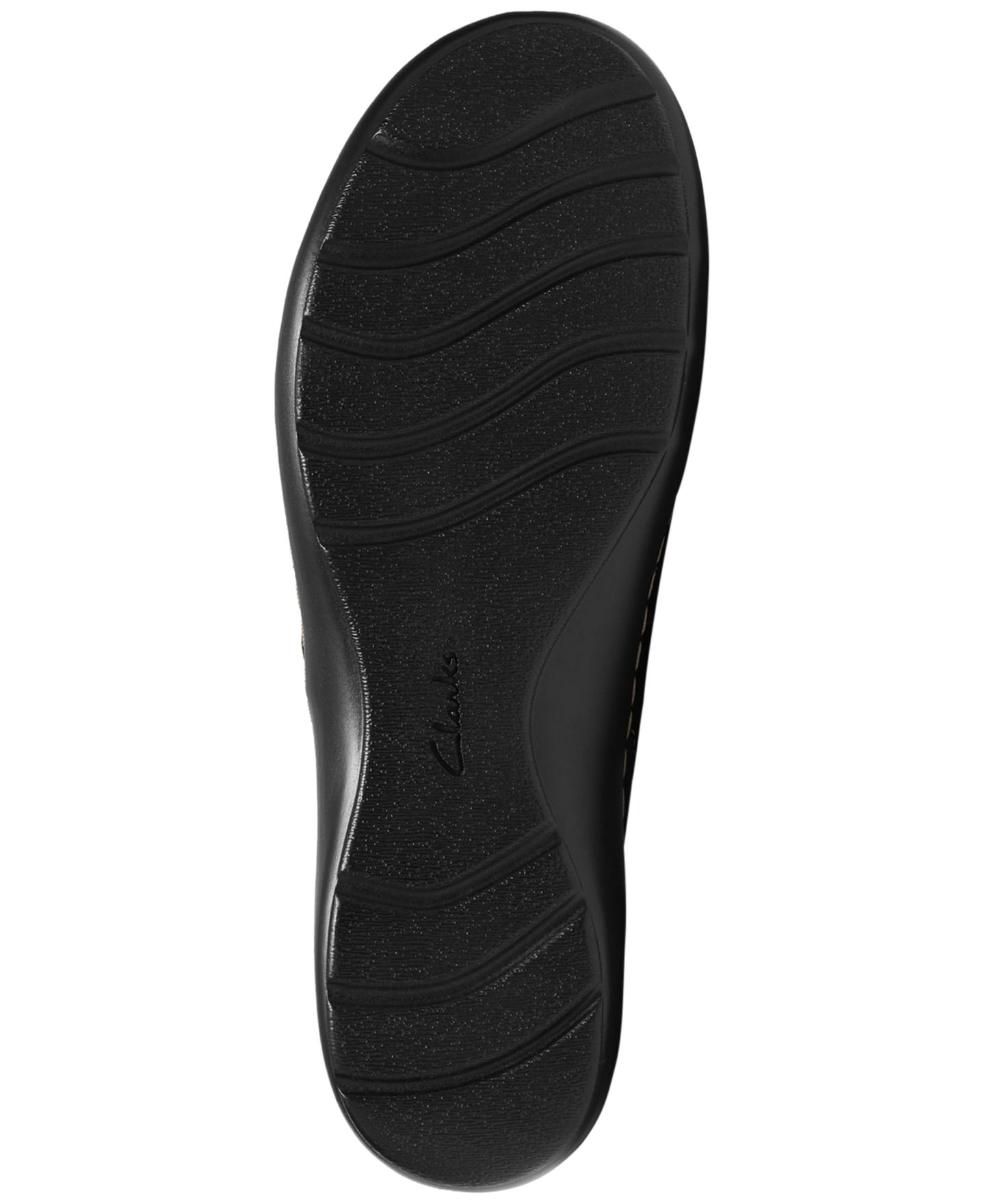 Женские балетки Clarks Cora Mary Jane Flats, цвет: Чёрный разноцветный кожаный — фото 5