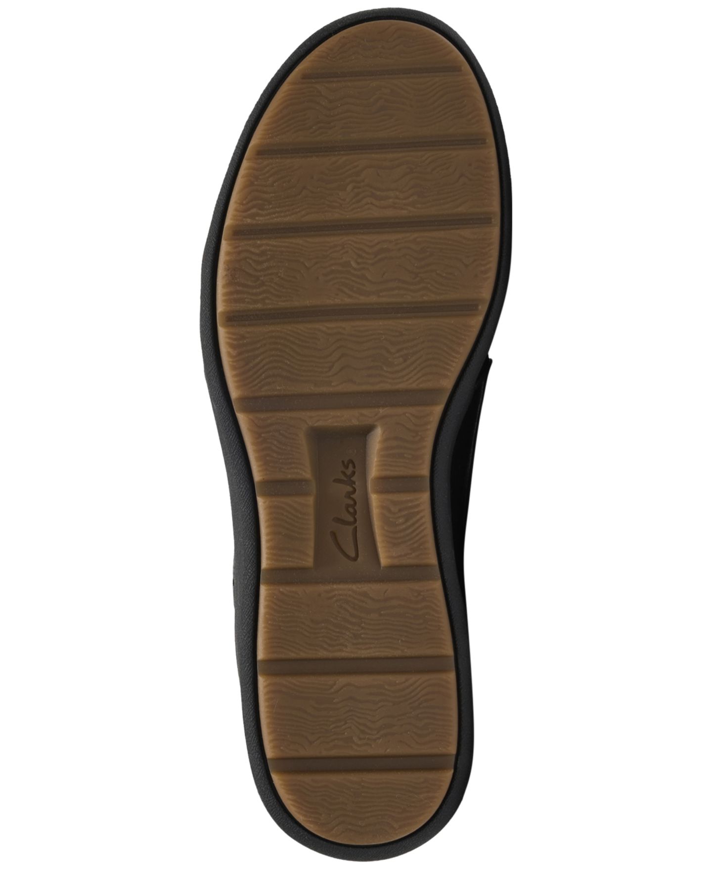Женские кроссовки Clarks Bryianne Dazz Leather Round Toe Lace-Up, цвет: Чёрный кожаный — фото 5