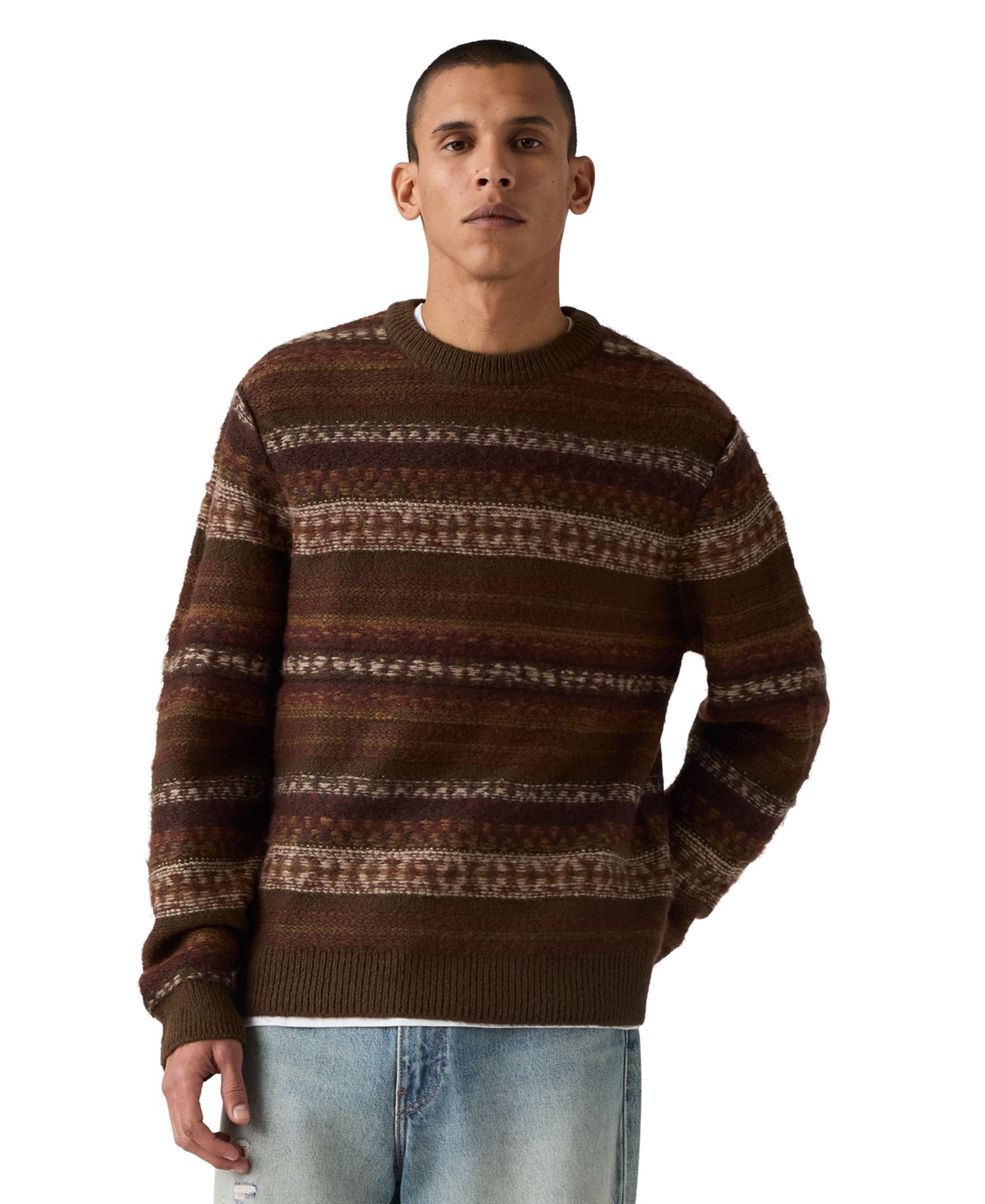 Men's Presidio Crewneck Wool-Blend Sweater
