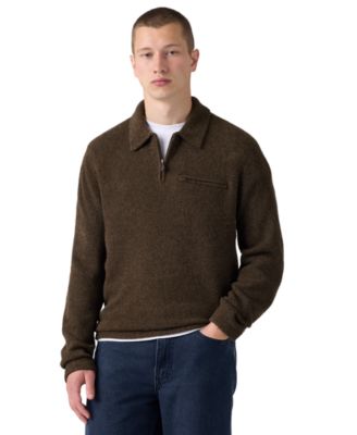 Men's Boulder Quarter-Zip Regular-Fit Sweater