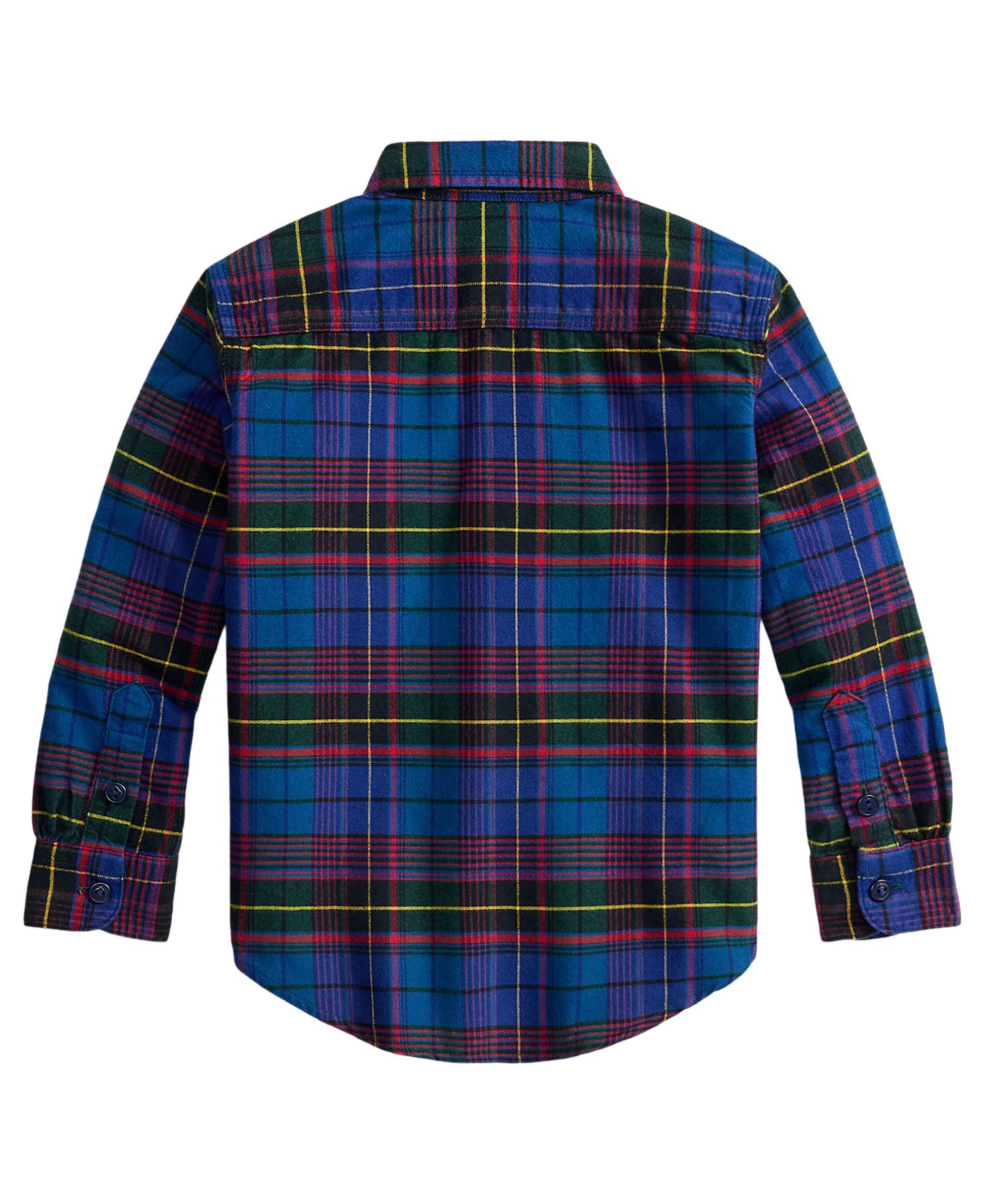 Boys' 2T-7 Plaid Long-Sleeve Oxford Workshirt