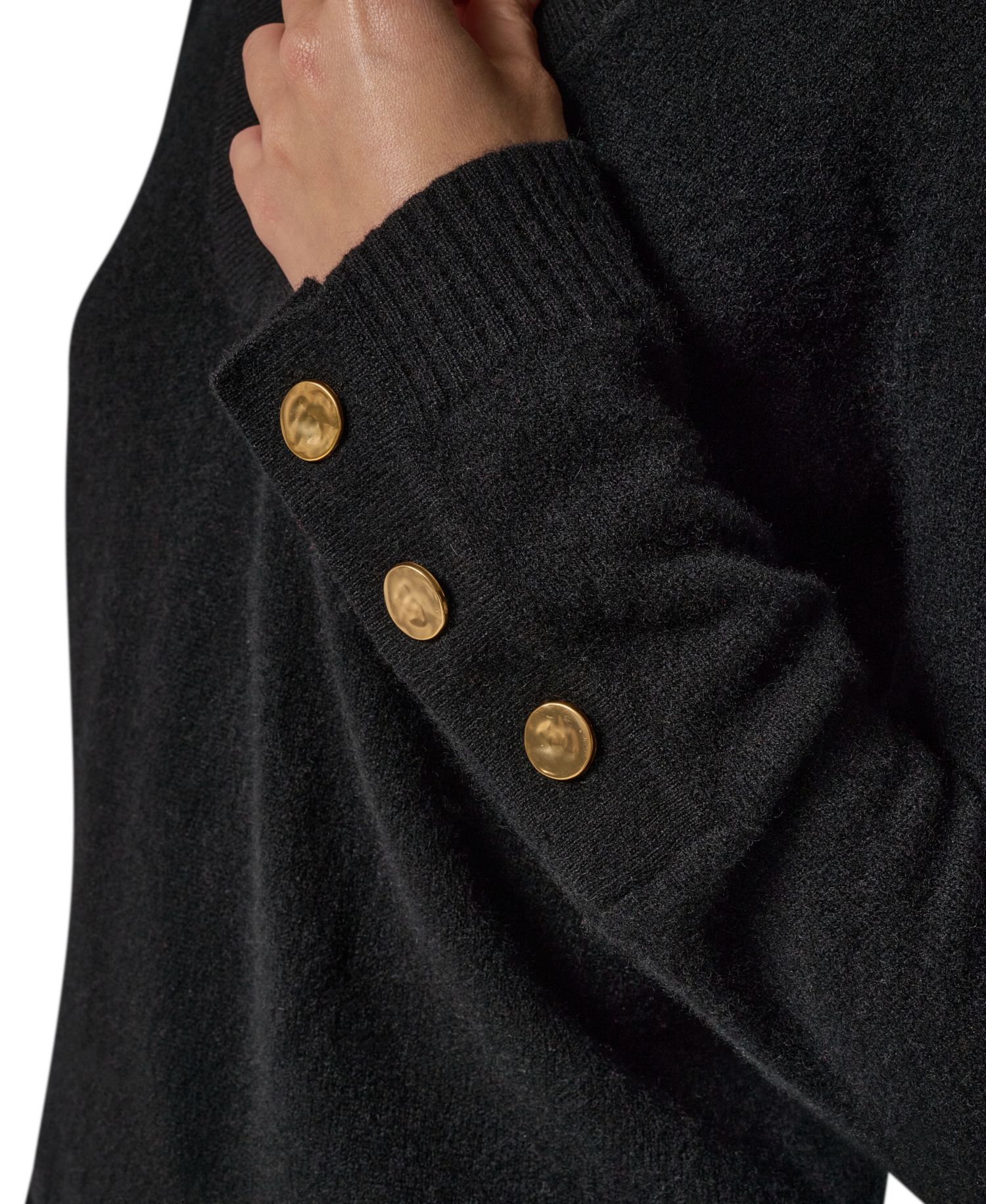 Women's Cashmere Long-Sleeve V-Neck Sweater