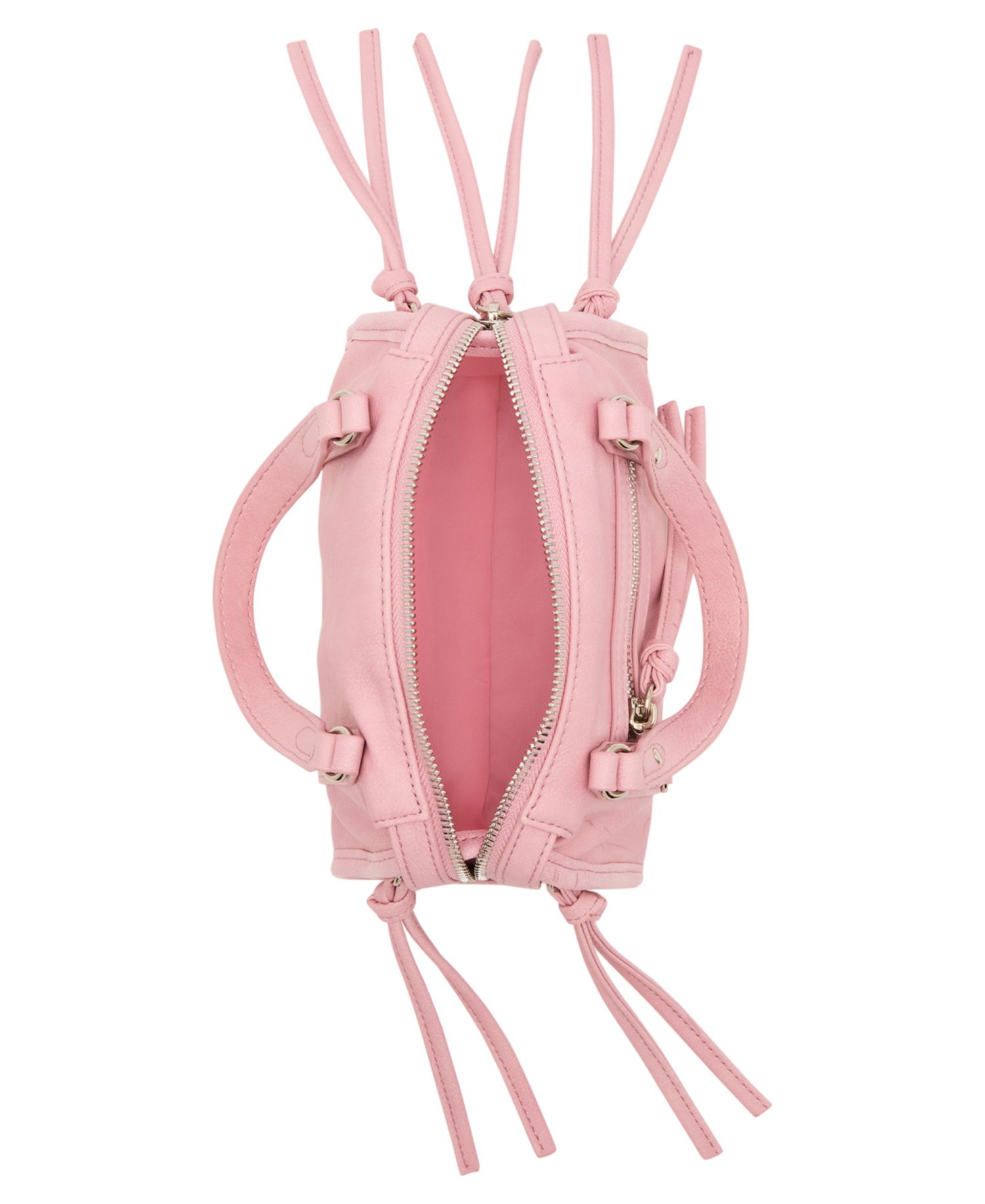 Mini Dual Handle Zipper Satchel Handbag